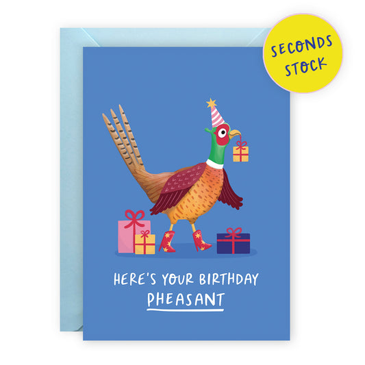 SUPER SECONDS: Pheasant Card