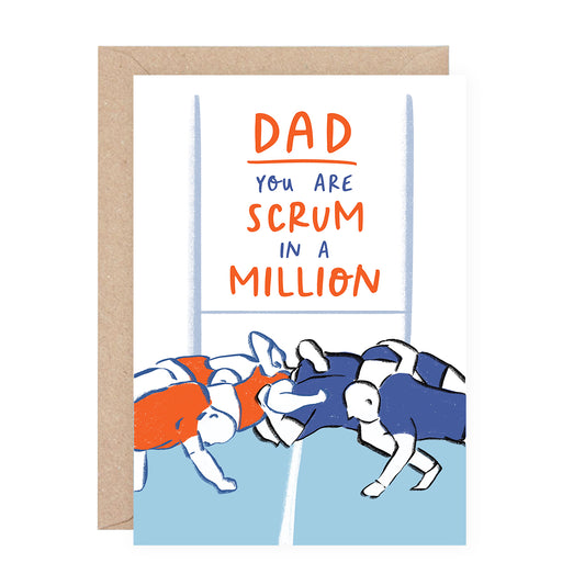 Rugby Dad Card