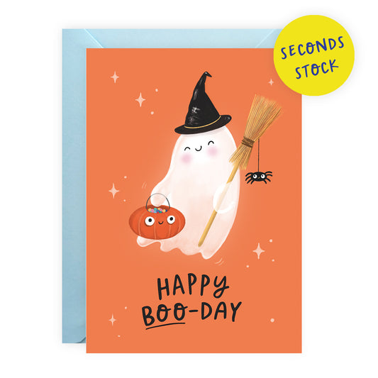 SECONDS: Halloween Bday Card
