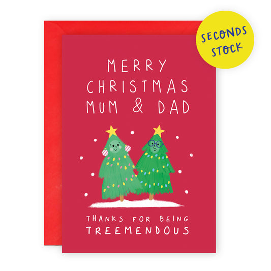 SECONDS: Mum and Dad Xmas Card