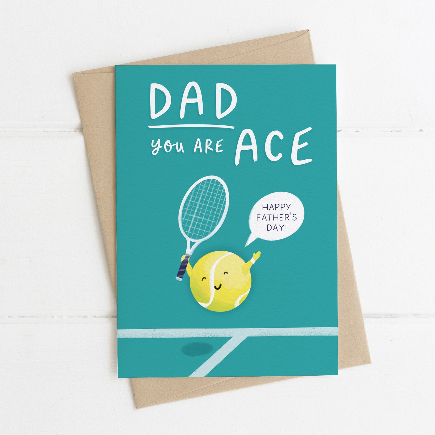 Tennis Father's Day Card