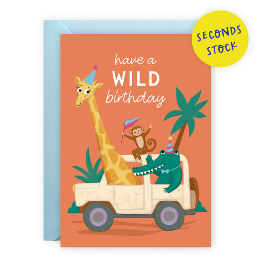 SECONDS: Wild Birthday Card