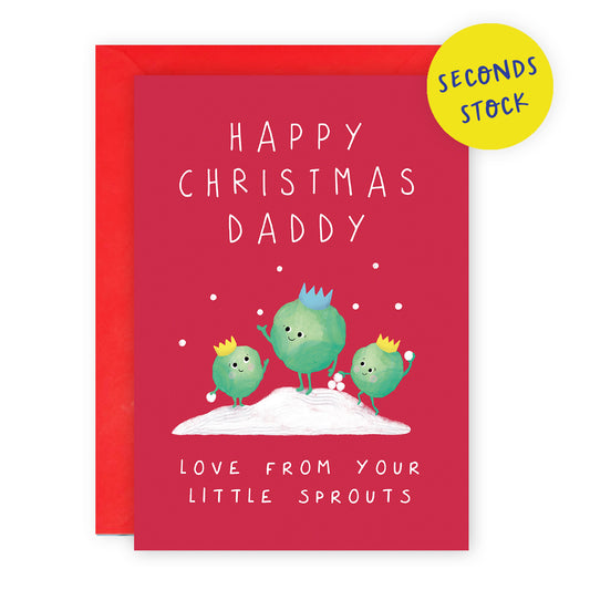 SECONDS: Daddy Sprouts Xmas Card
