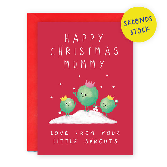 SECONDS: Mummy Sprouts Xmas Card