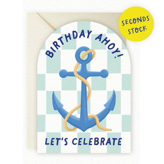 SECONDS: Anchor Arched Card