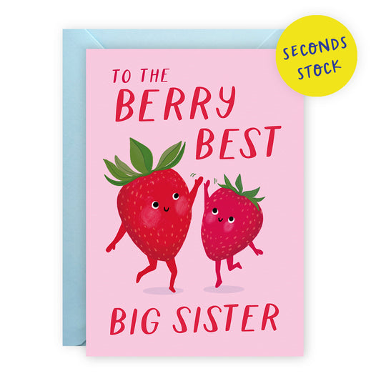 SECONDS: Big Sister Birthday Card