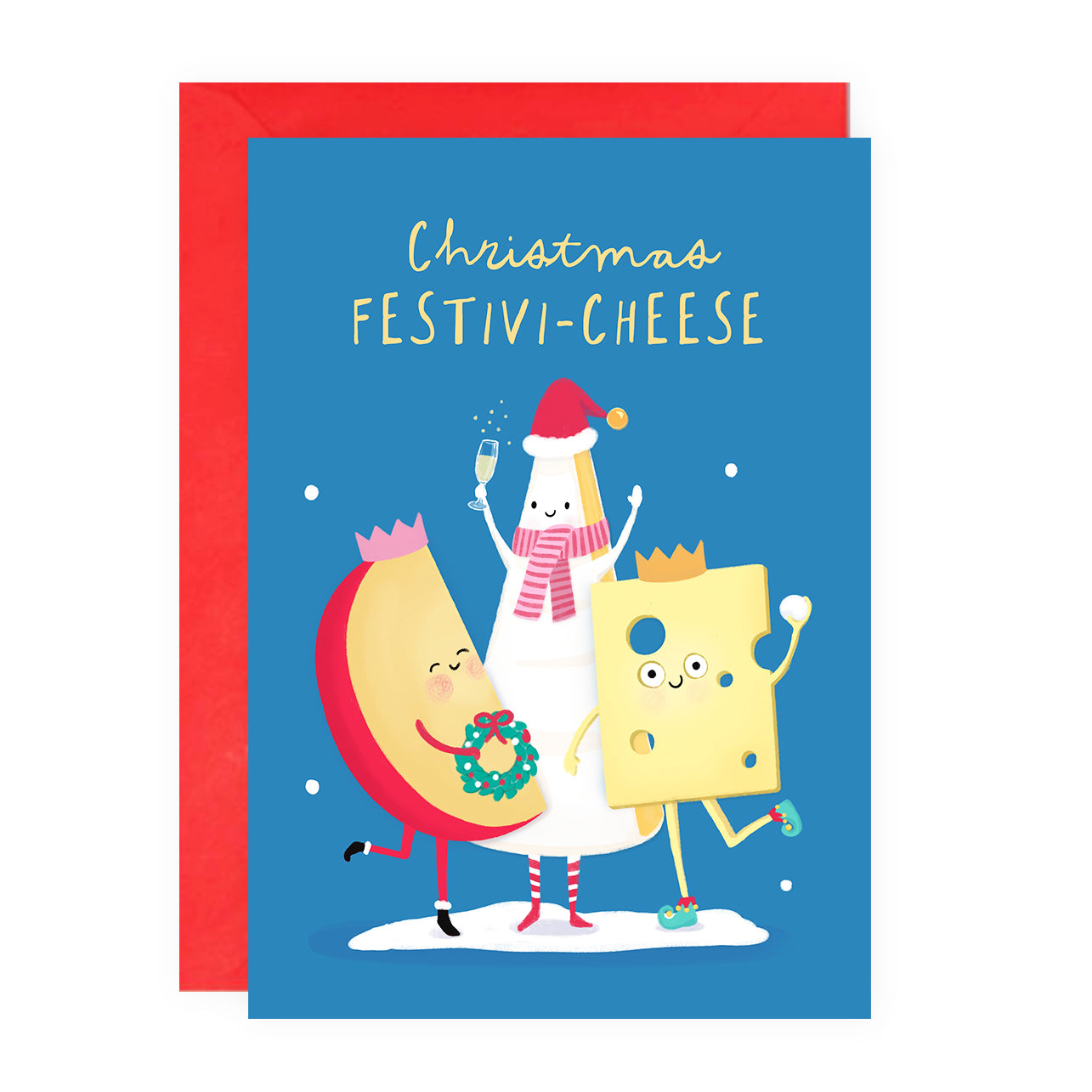 Cheese Christmas Card