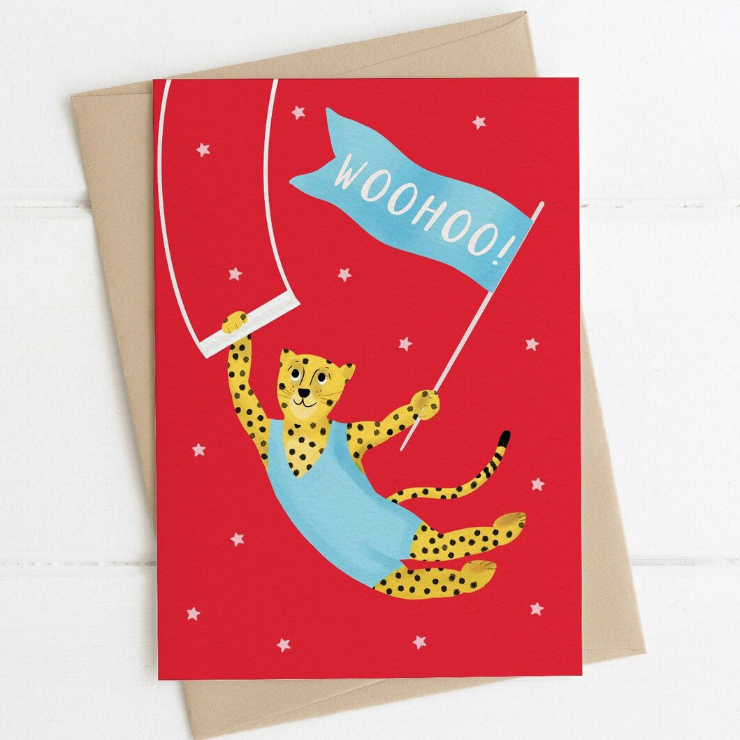 Cheetah Birthday Card