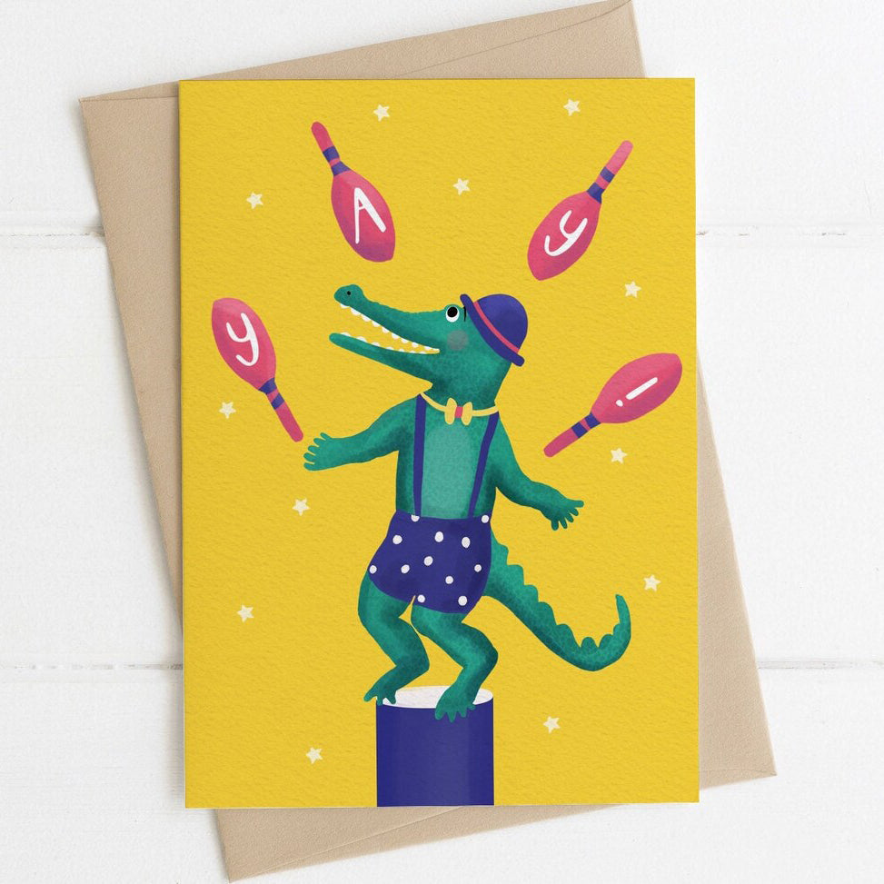 Croc Birthday Card