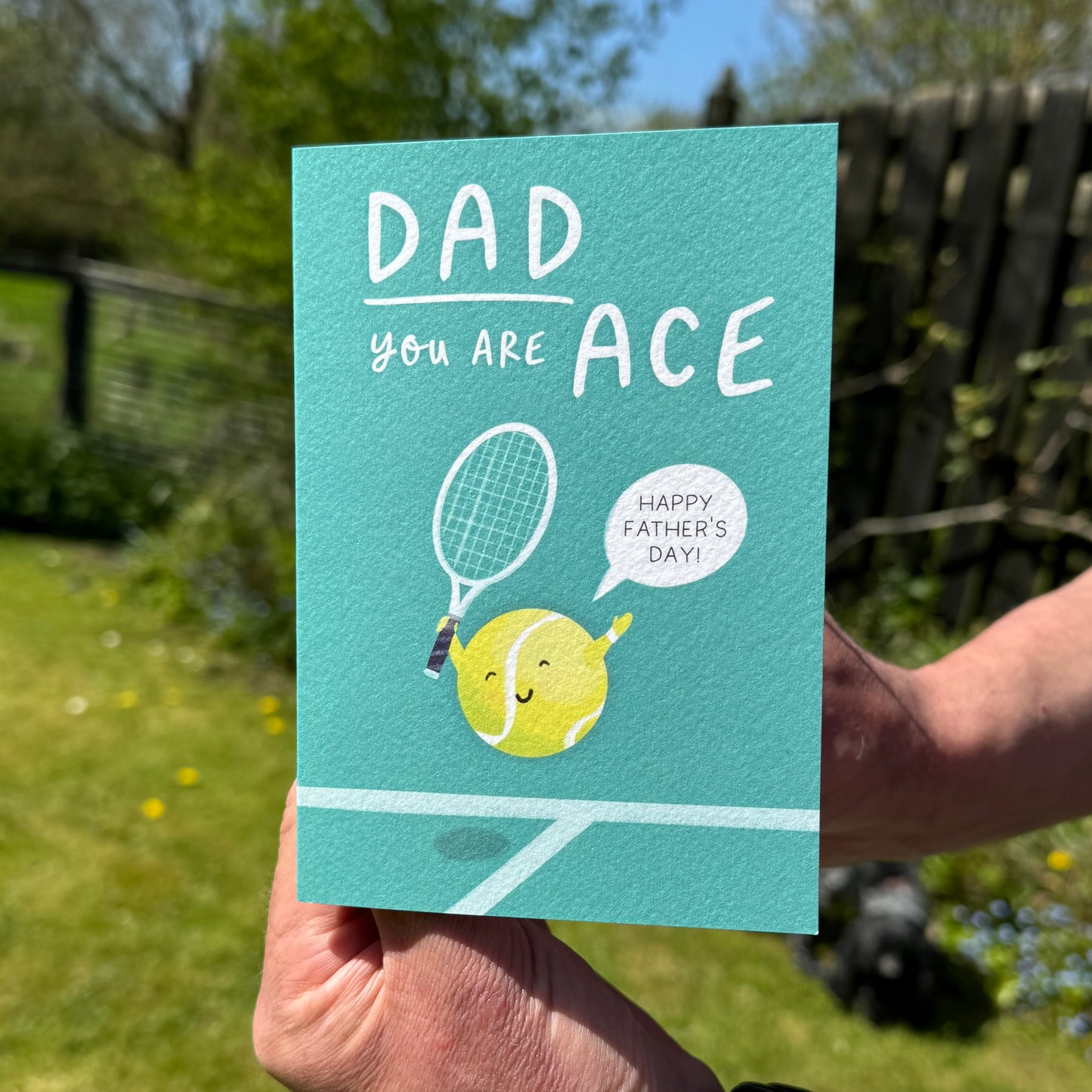 Tennis Father's Day Card