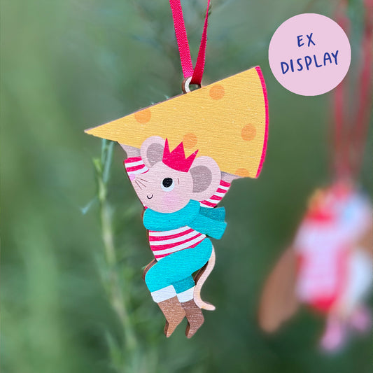 EX DISPLAY: Mouse Xmas Decoration