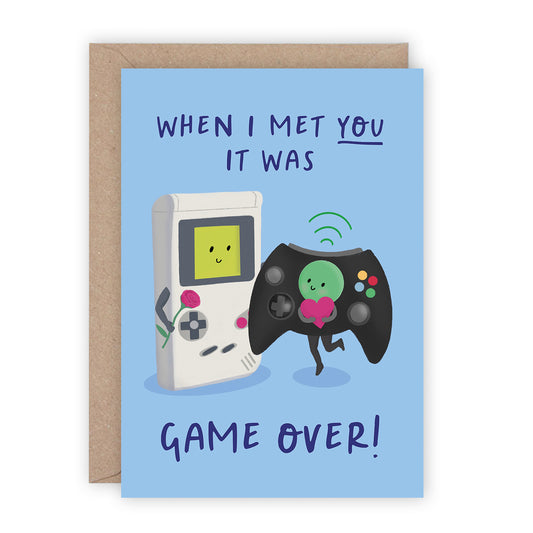 Gaming Valentine's Card