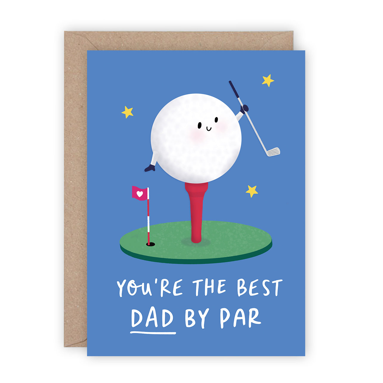 Golf Tee Dad Card