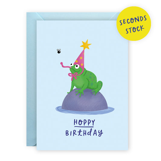 SECONDS: Hoppy Birthday Card
