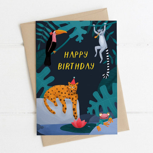 Jungle Birthday Card