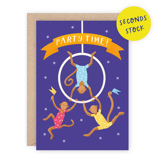 SECONDS: Monkeys Circus Kids Card