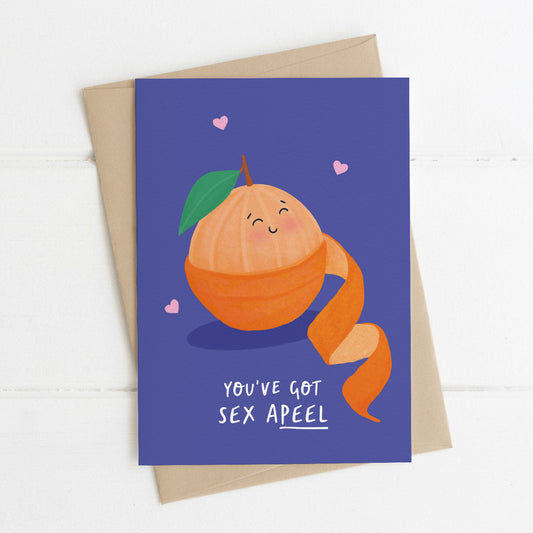 Sexy Orange Love Card