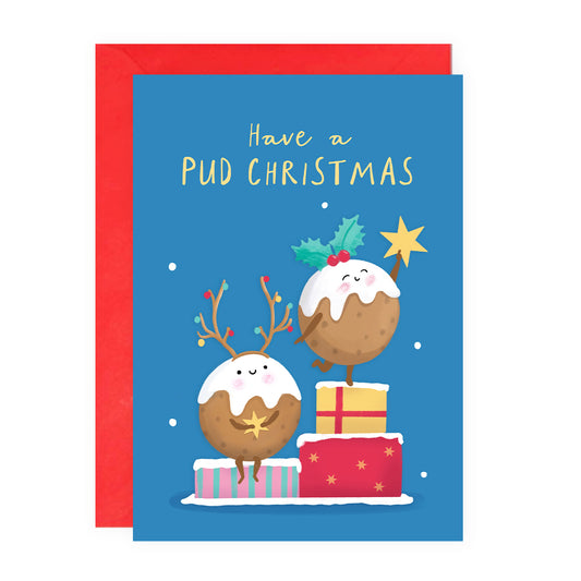 Puddings Christmas Card
