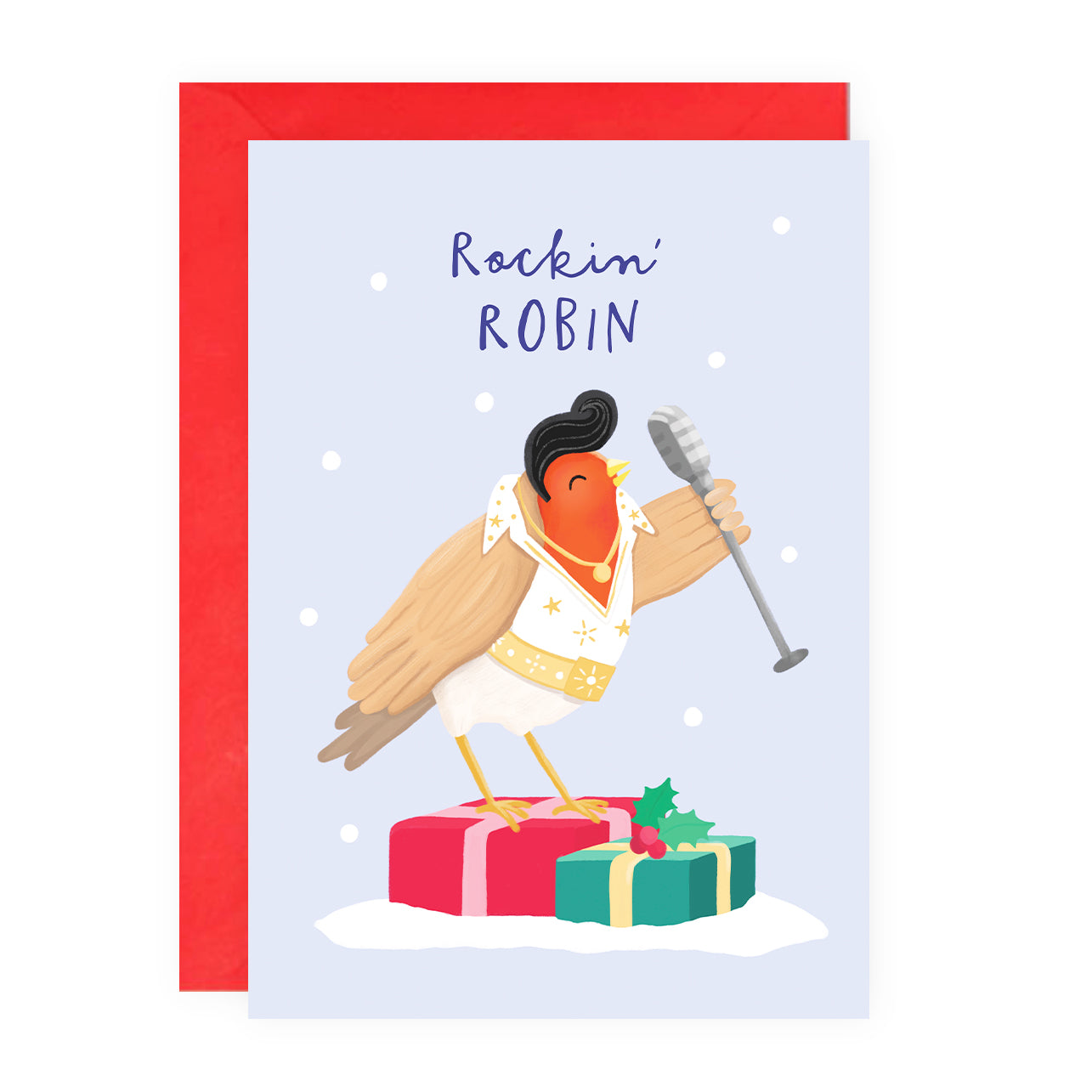 Rocking Robin Christmas Card