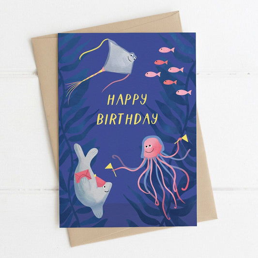 Under the Sea Birthday Card