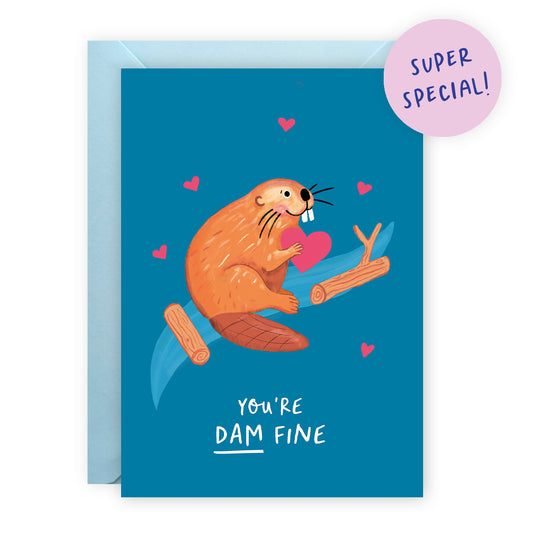 SUPER SPECIAL: Dam Fine Love Card