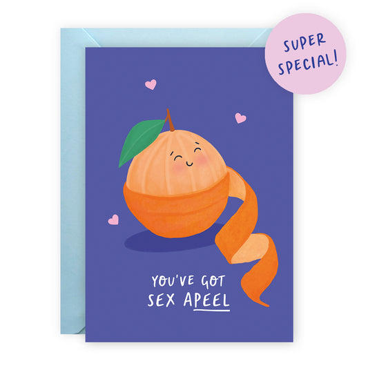 SUPER SPECIAL: Sexy Orange Love Card