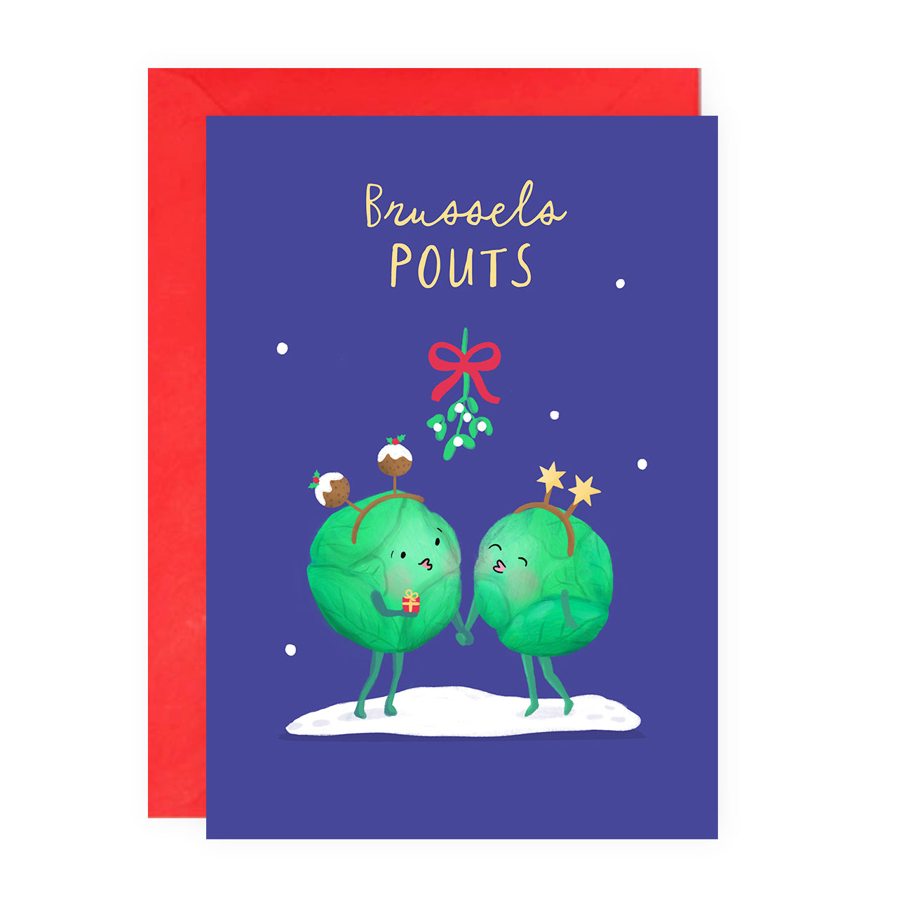 8 Card Christmas Pack (Tree + Sprouts)