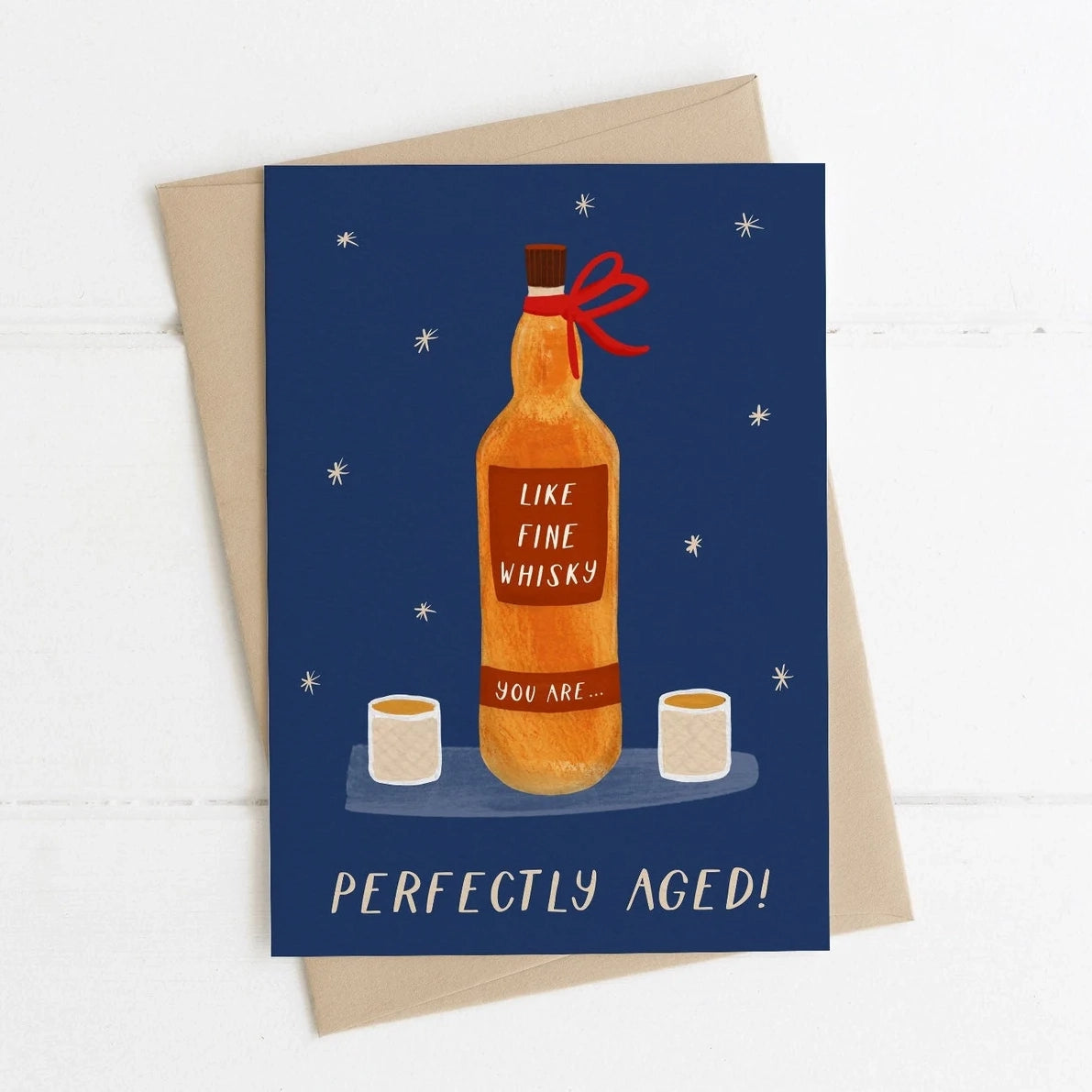 Whisky Birthday Card